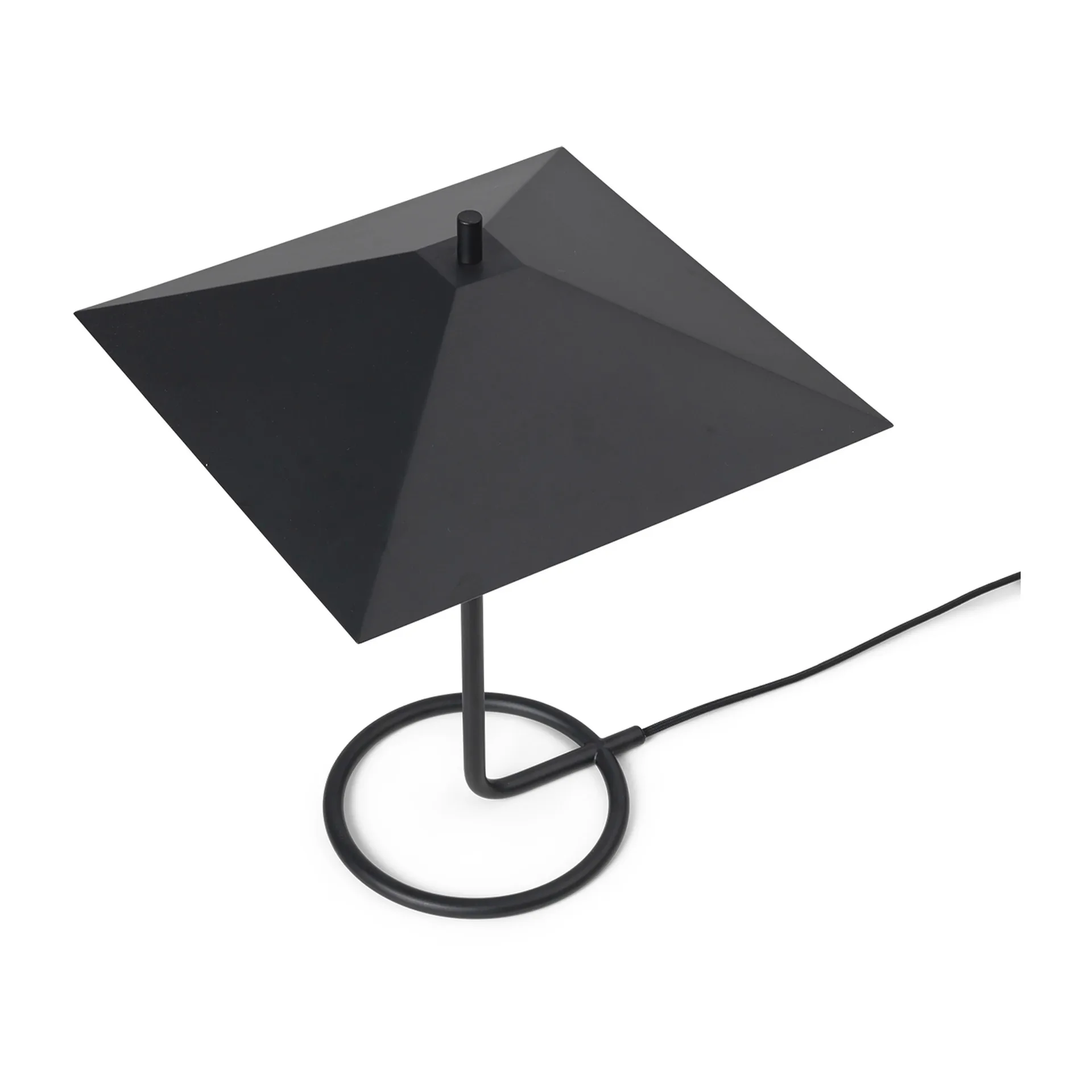 Filo square table lamp, Black-black Ferm Living