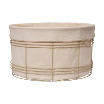 Fio storage basket - Cashmere-natural, Ø53x30.2 cm - Ferm Living