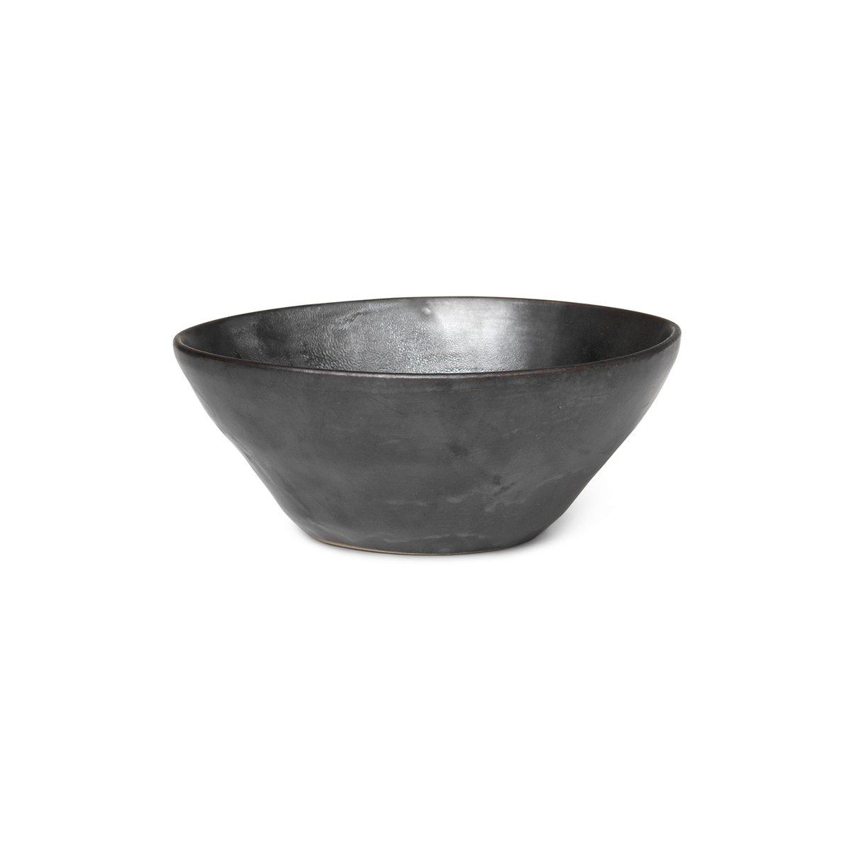 Ferm Living Flow bowl 14.5 cm black | Scandinavian Design | Serving bowls | Black