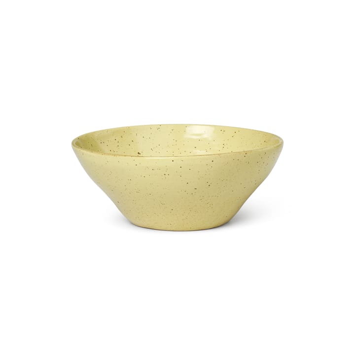 Flow bowl 14.5 cm - yellow-speckled - Ferm LIVING