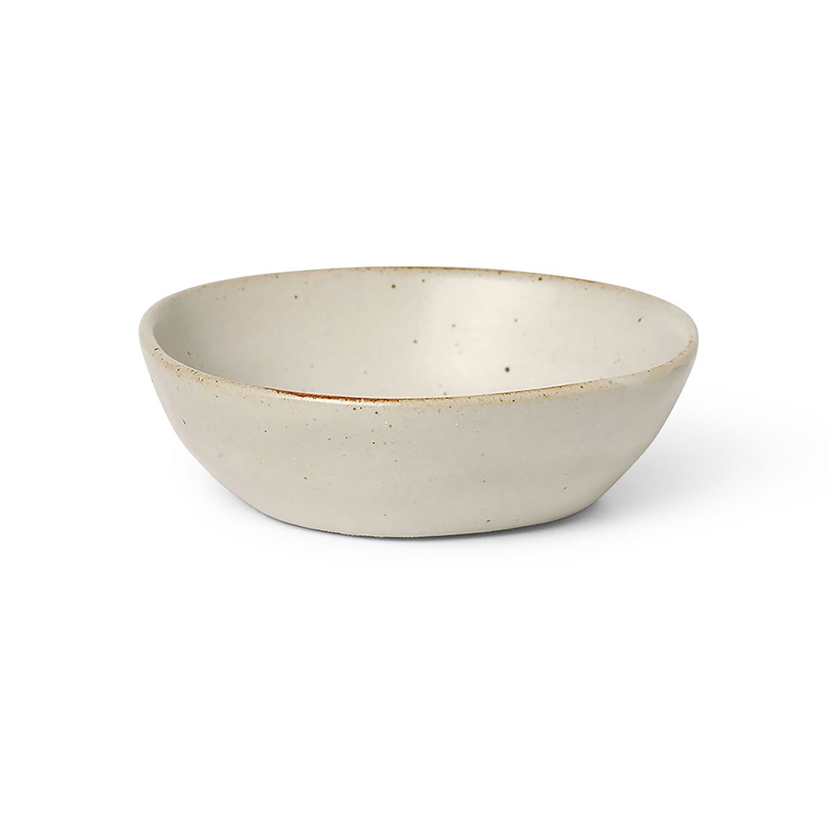 Ferm Living Flow bowl 9 cm Off-white speckle | Scandinavian Design | Serving bowls | Beige