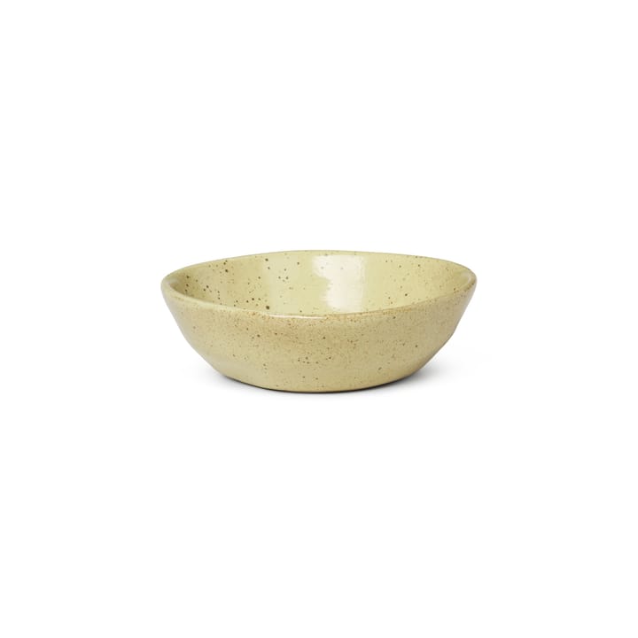 Flow bowl 9 cm - yellow-speckled - Ferm LIVING