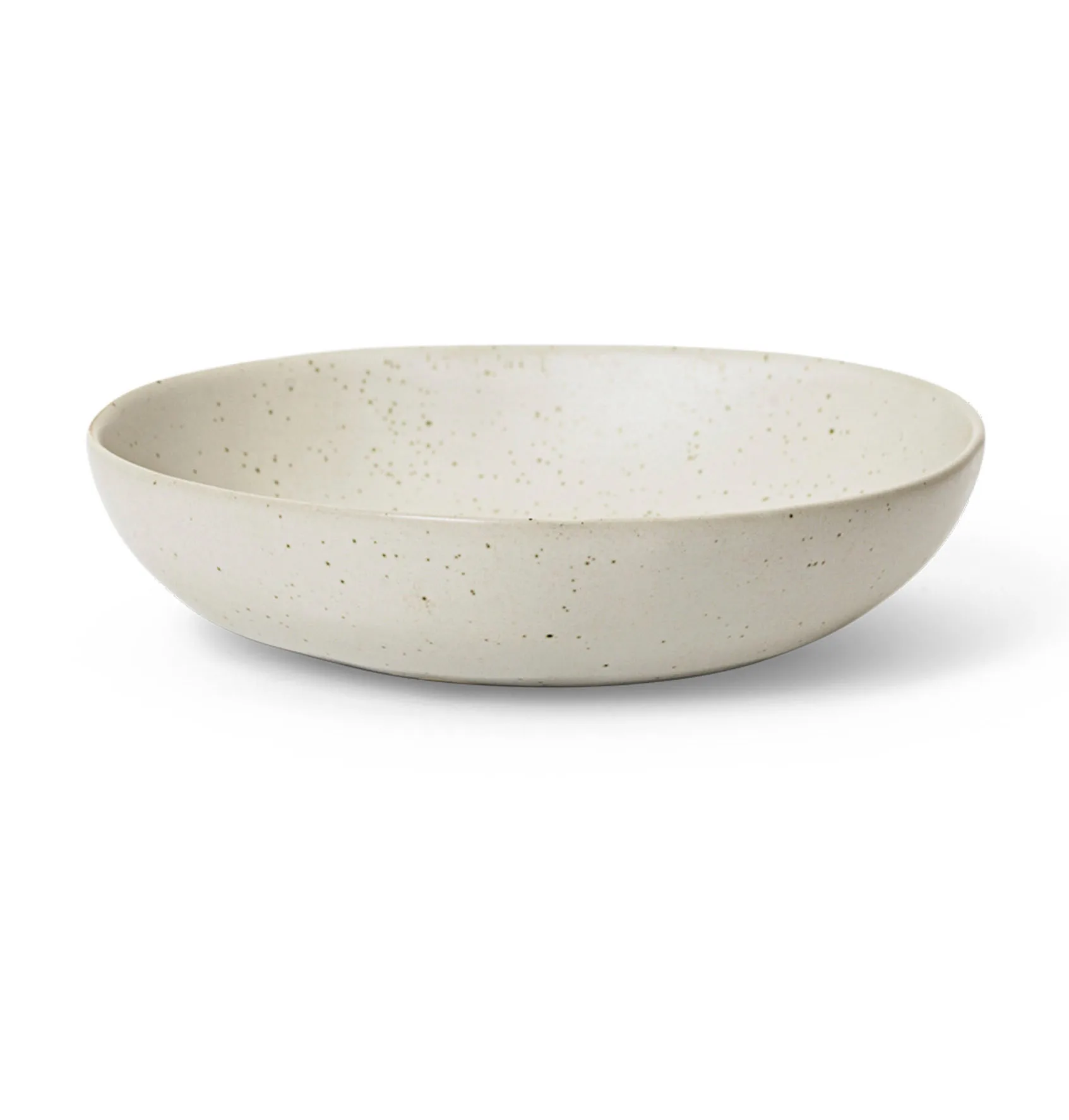 Flow bowl large Ø19.5 cm, Off-white speckle Ferm Living