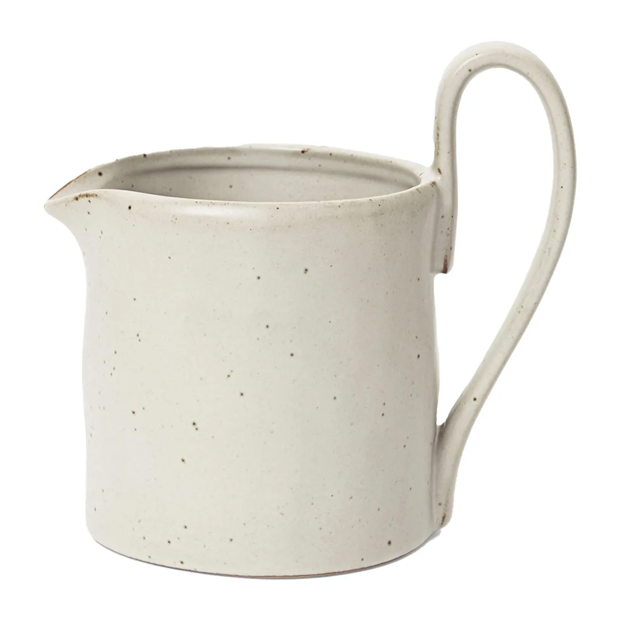 Ferm Living Flow milk pitcher 30 cl Off-white speckle