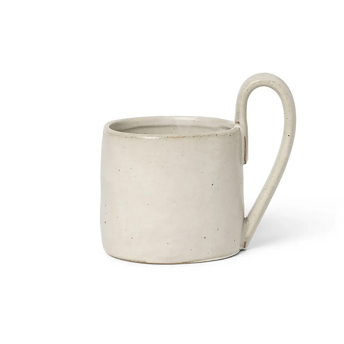 Ferm Living Flow mug 36 cl Off-white speckle