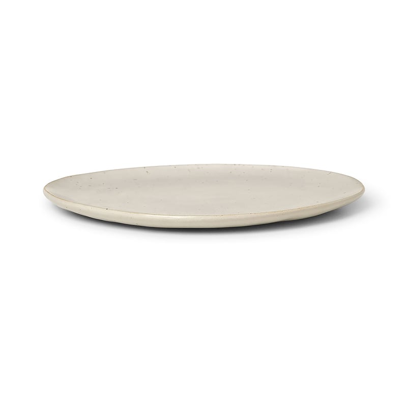 Ferm Living Flow plate 22 cm Off-white speckle