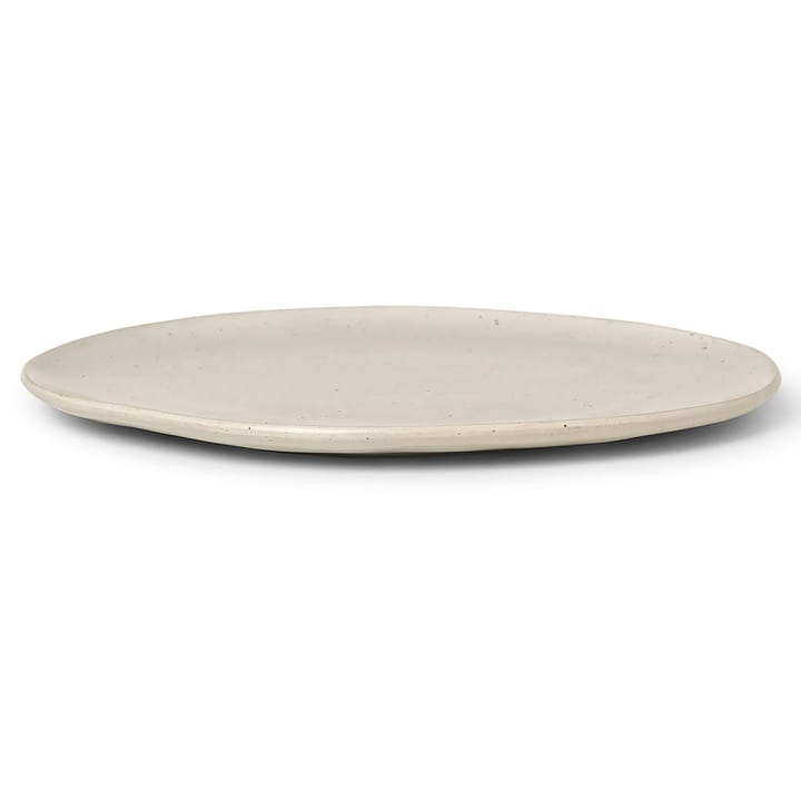 Flow plate 27 cm - Off-white speckle - ferm LIVING