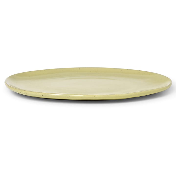 Flow plate 27 cm, Yellow Speckle Ferm Living