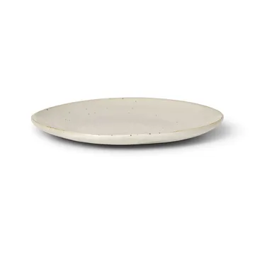 Flow small plate 15 cm - Off-white speckle - Ferm Living