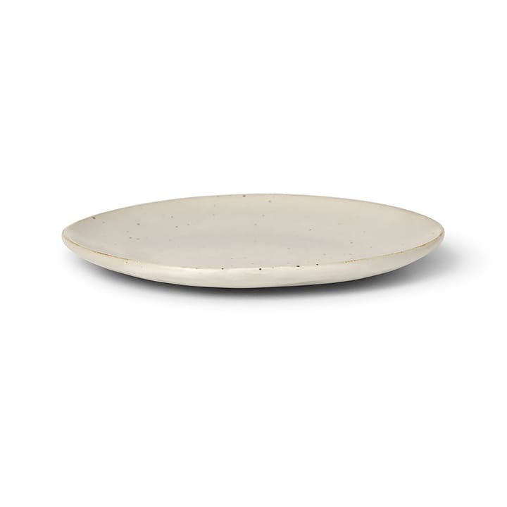 Flow small plate 15 cm - Off-white speckle - Ferm LIVING