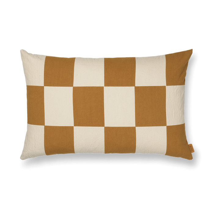Fold patchwork cushion cover 40x60 cm - Sugar kelp-undyed - Ferm LIVING