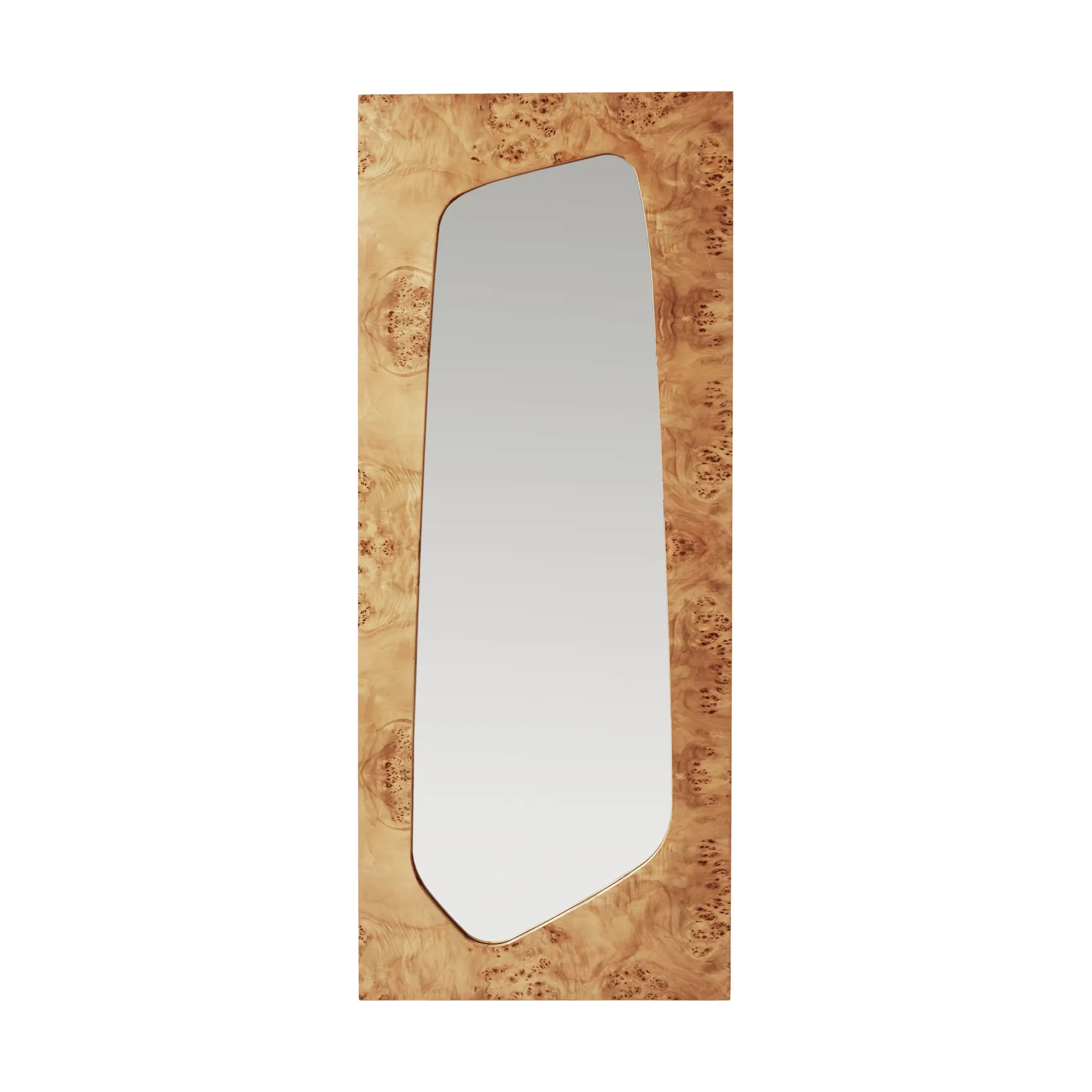 Folia mirror, Natural burl, 135 cm Ferm Living