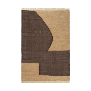 Forene carpet - Tan-Chocolate, 140x200 cm - Ferm Living