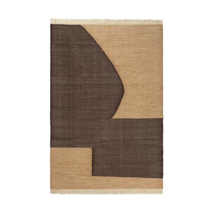 Forene carpet - Tan-Chocolate, 140x200 cm - ferm LIVING