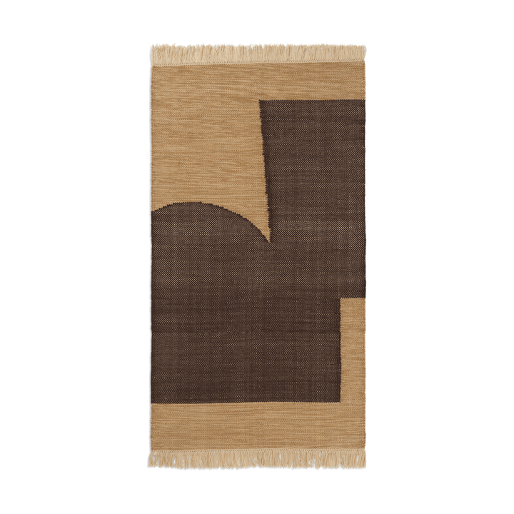 Forene carpet - Tan-Chocolate, 80x140 cm - Ferm LIVING