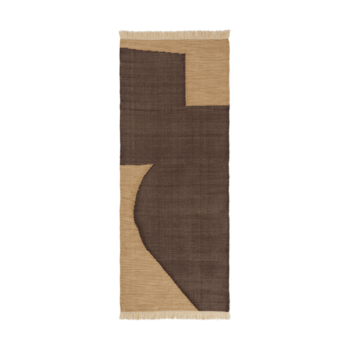 Forene walking mat - Tan-Chocolate, 80x200 cm - Ferm LIVING