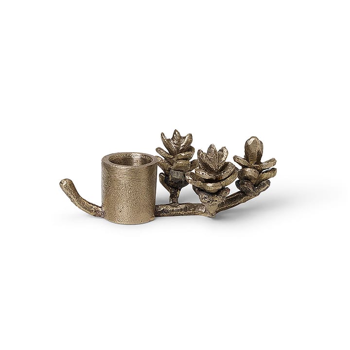 Forest candle sticks 6 cm - brass - Ferm Living