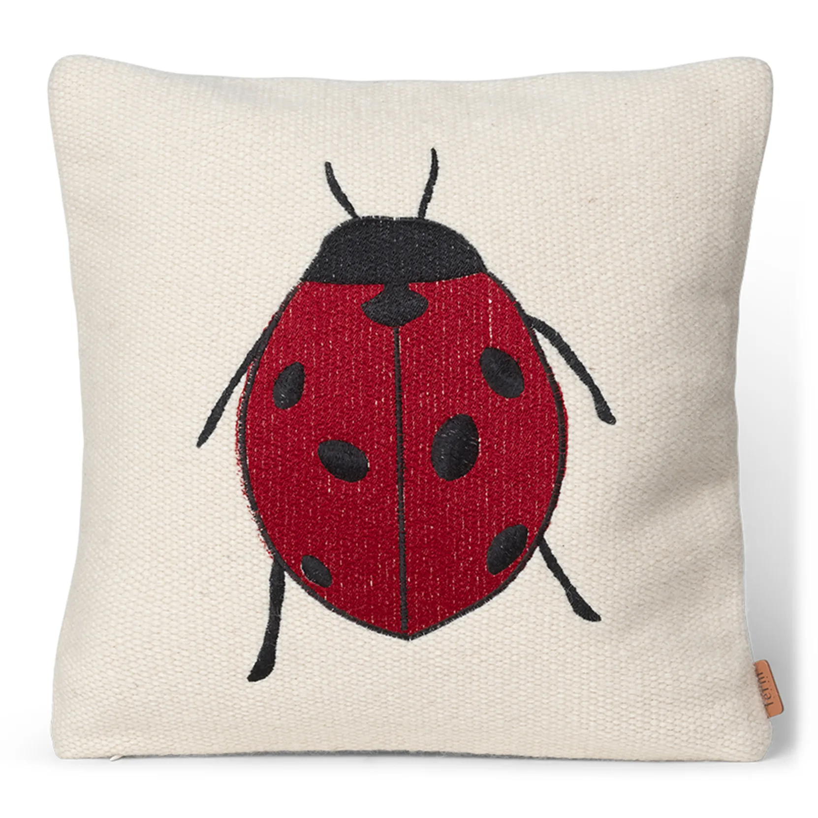 Forest embroidered cushion 40x40 cm, Ladybird Ferm Living