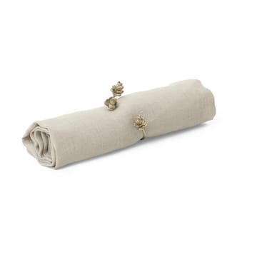 Forest napkin ring 4-pack - Brass - Ferm Living