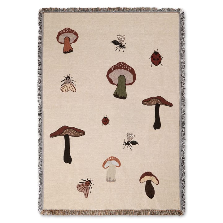 Forest tapestry throw 120x170 cm - Sand - ferm LIVING