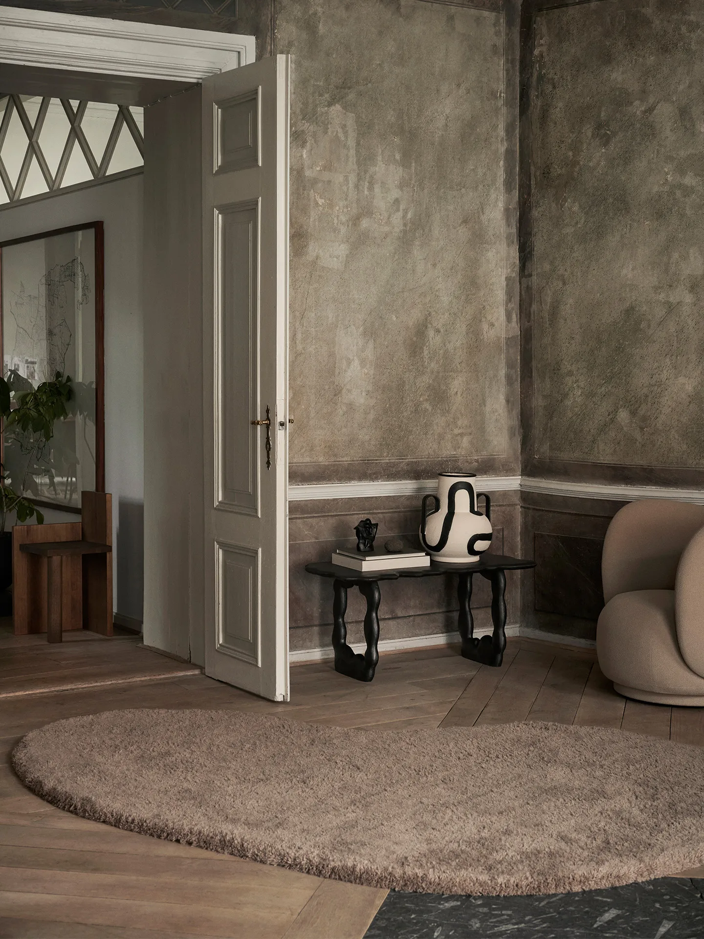 Forma wool carpet 175x250 cm, Ash Brown Ferm Living