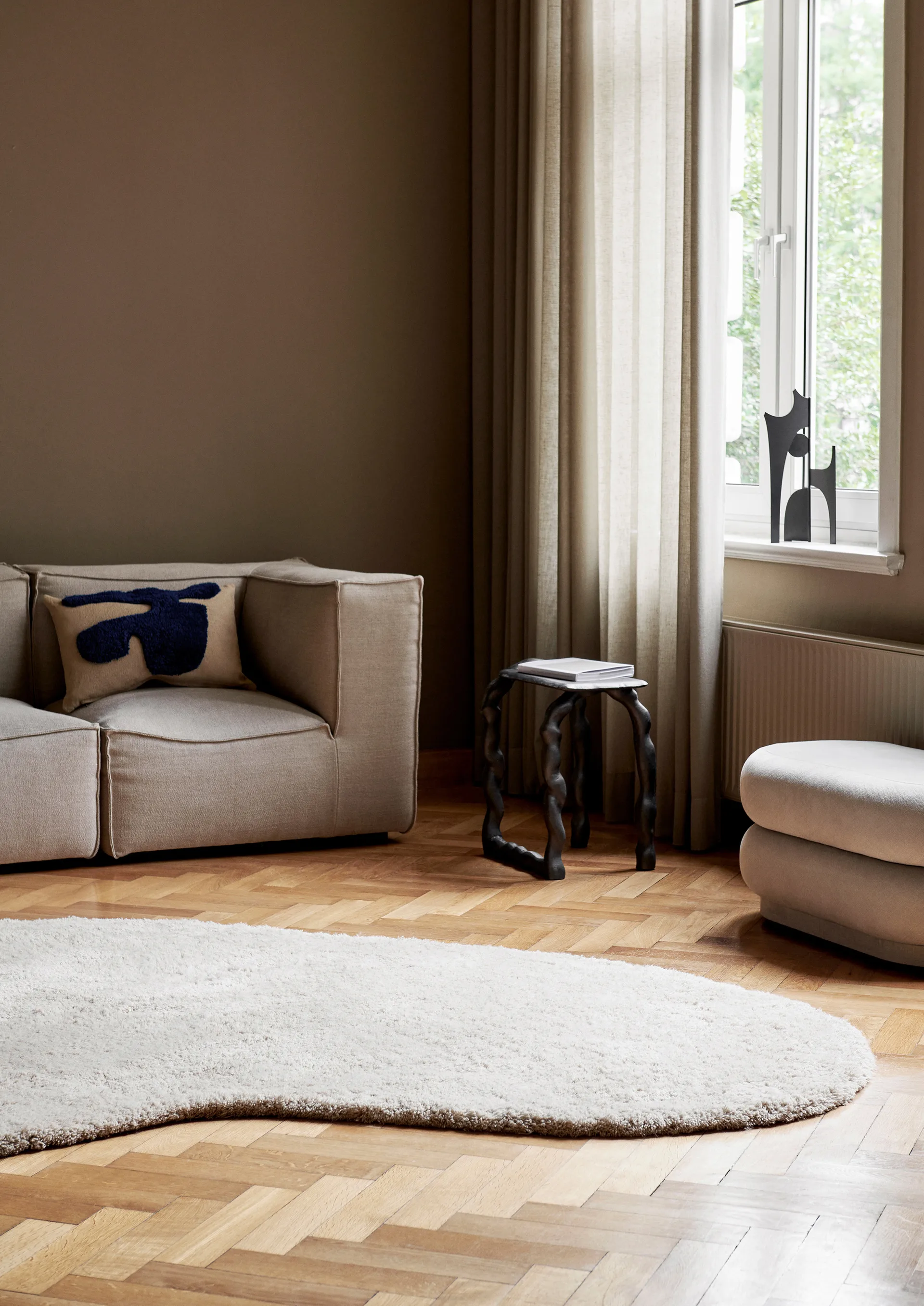 Forma wool carpet 175x250 cm, Off-white Ferm Living