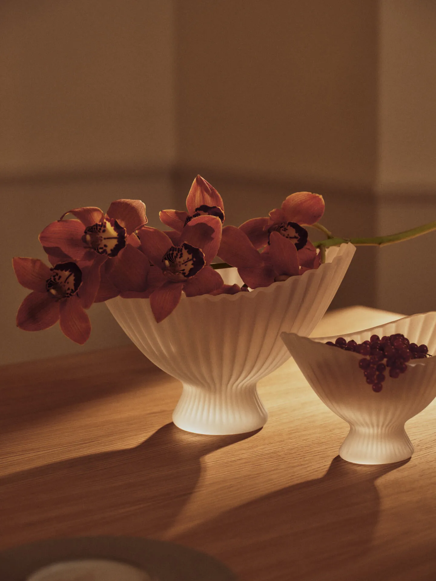 Fountain bowl 19 cm, Frosted Ferm Living