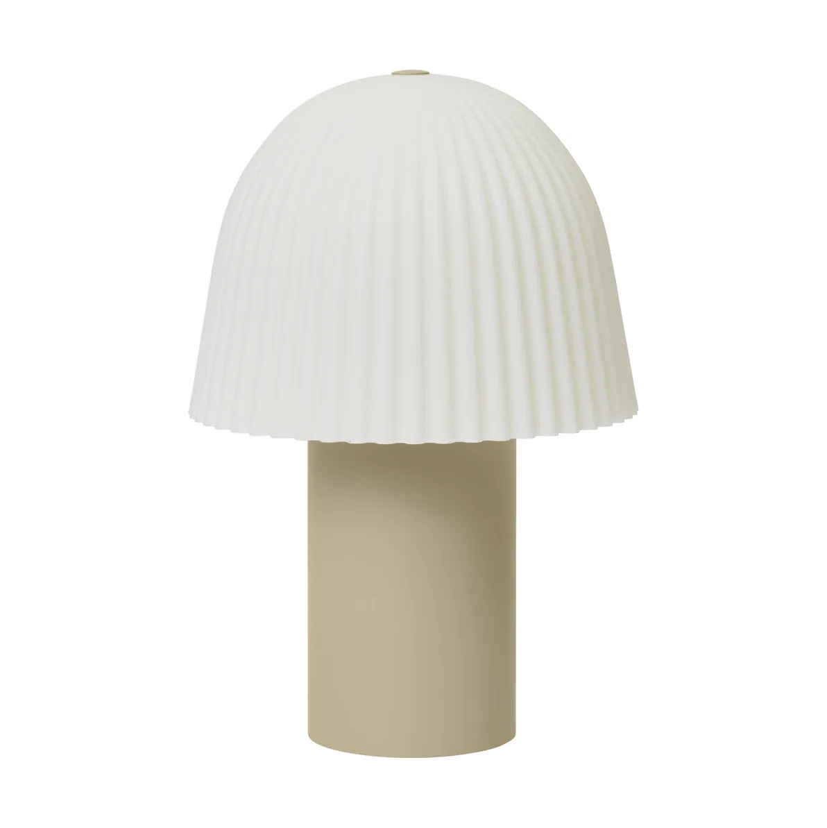 Ferm Living Frill portable lamp Cashmere-white | Scandinavian Design | Desk & table lamps | Beige