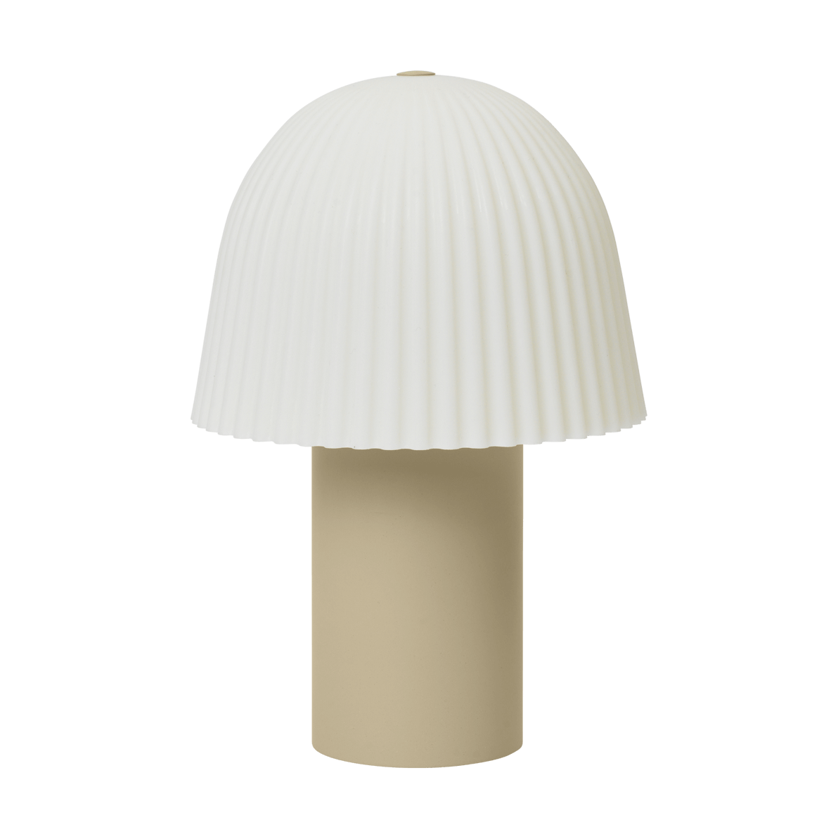 Ferm Living Frill portable lamp Cashmere-white | Scandinavian Design | Desk & table lamps | Beige