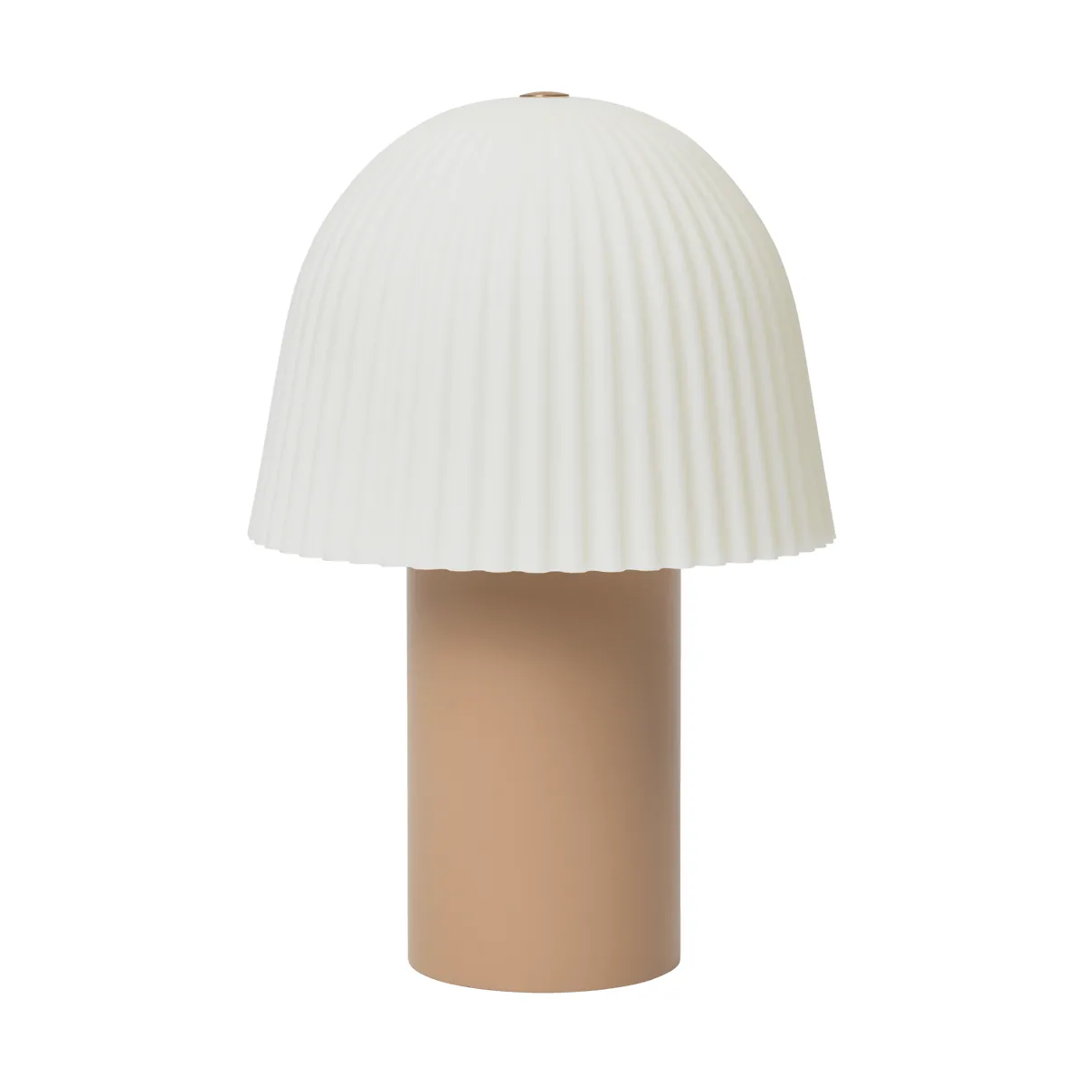 Ferm Living Frill portable lamp Rose-white | Scandinavian Design | Desk & table lamps | Beige
