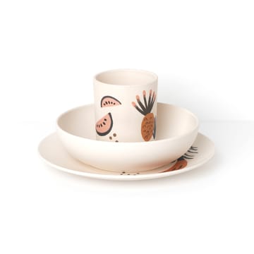 Fruiticana children's dinnerware 3 pieces - multi - ferm LIVING