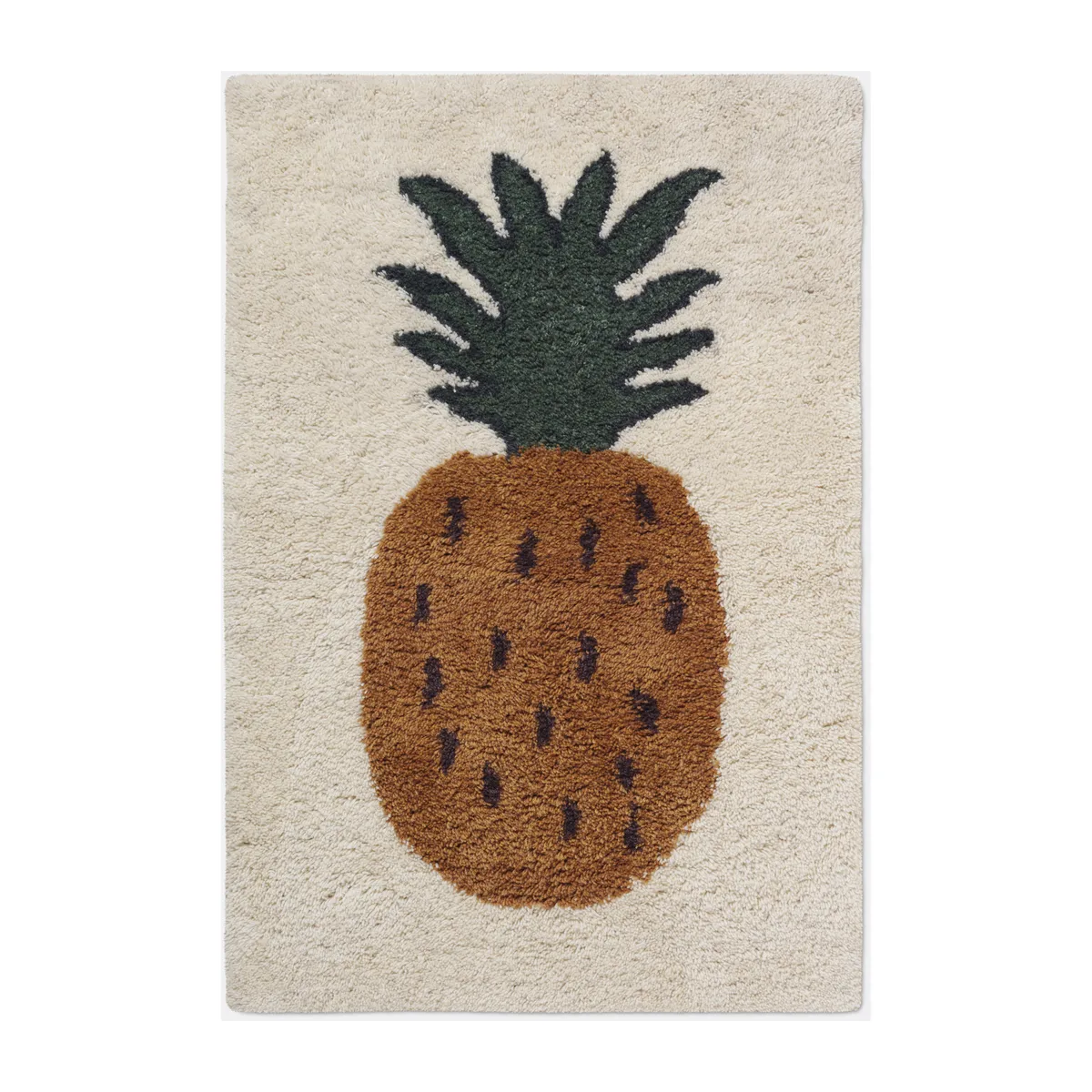 Ferm Living Fruiticana rug L 120x180 cm Pineapple