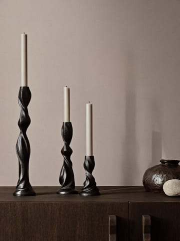 Gale candlestick 25 cm - Blackened Aluminium - ferm LIVING