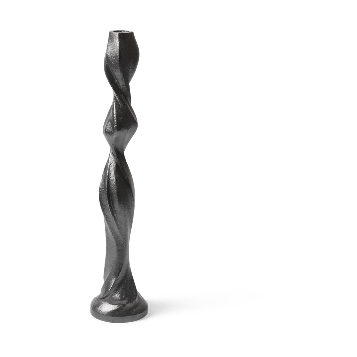 Gale candlestick 38 cm - Blackened Aluminium - ferm LIVING