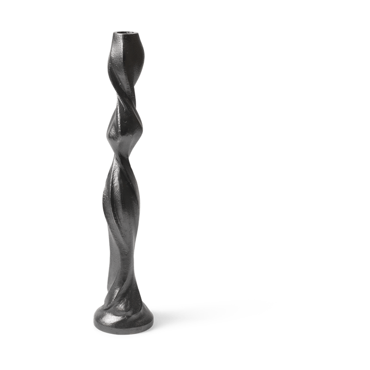 Gale candlestick 38 cm - Blackened Aluminium - Ferm LIVING