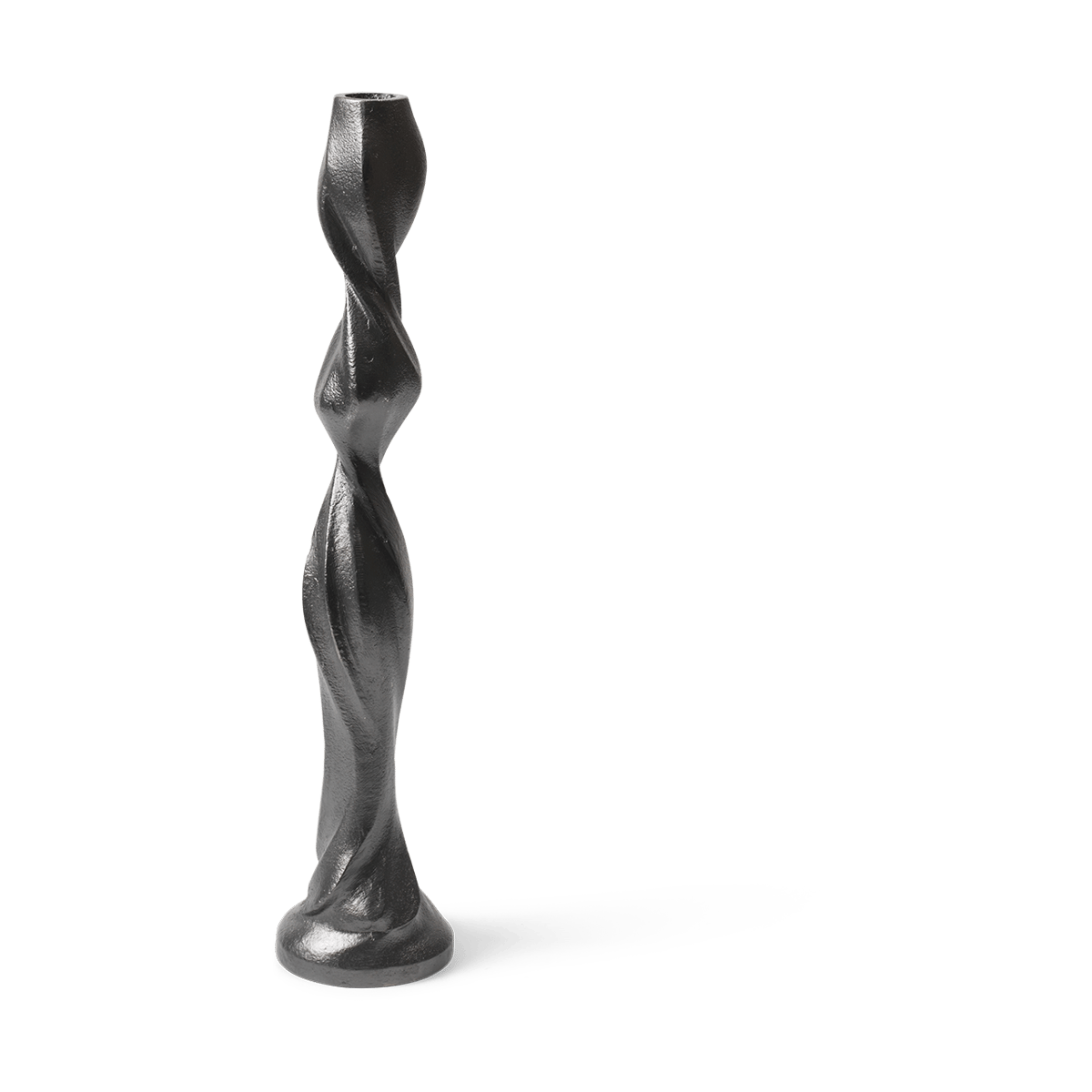Ferm Living Gale candlestick 38 cm Blackened Aluminium