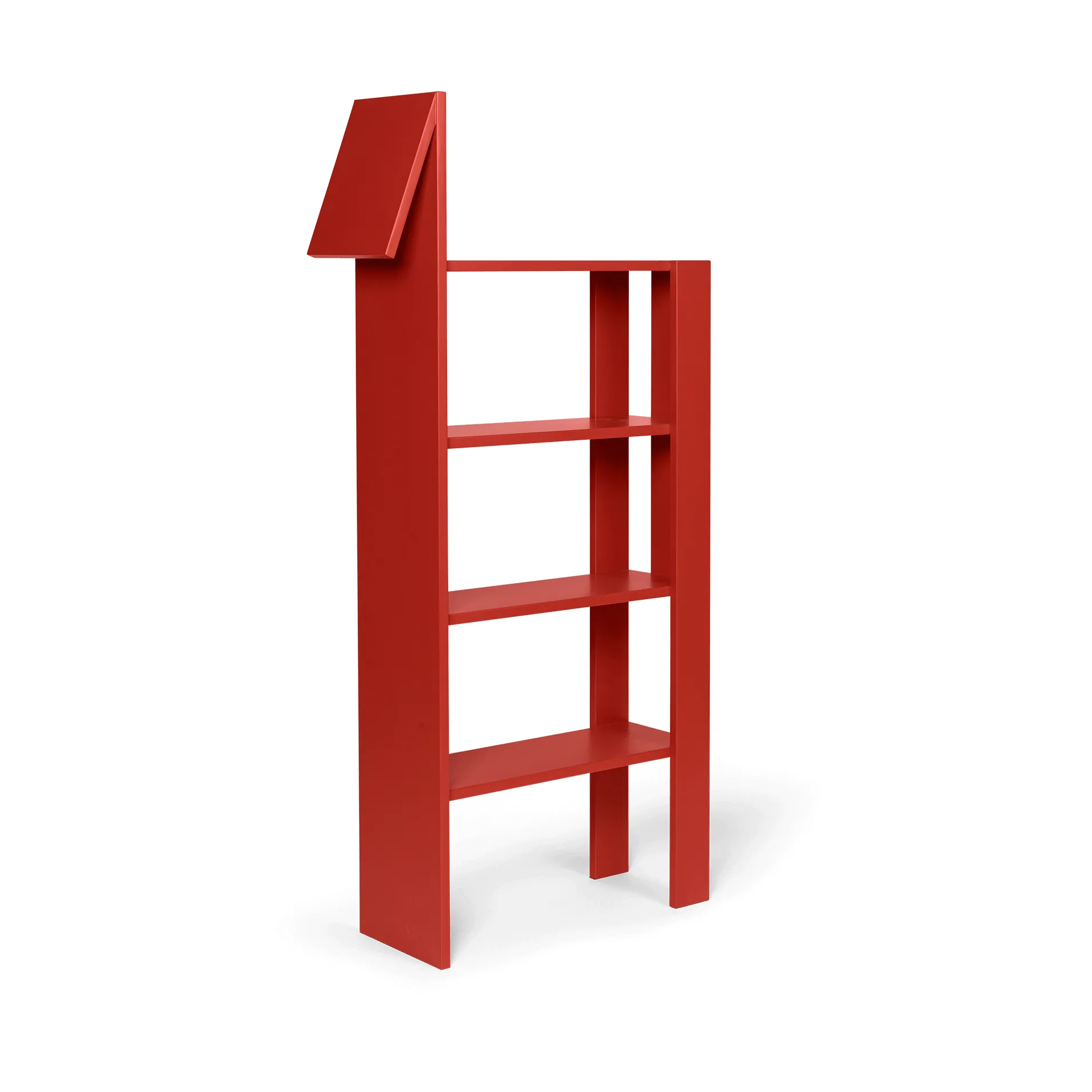 Giraffe bookshelf 69x140 cm, Poppy Red Ferm Living