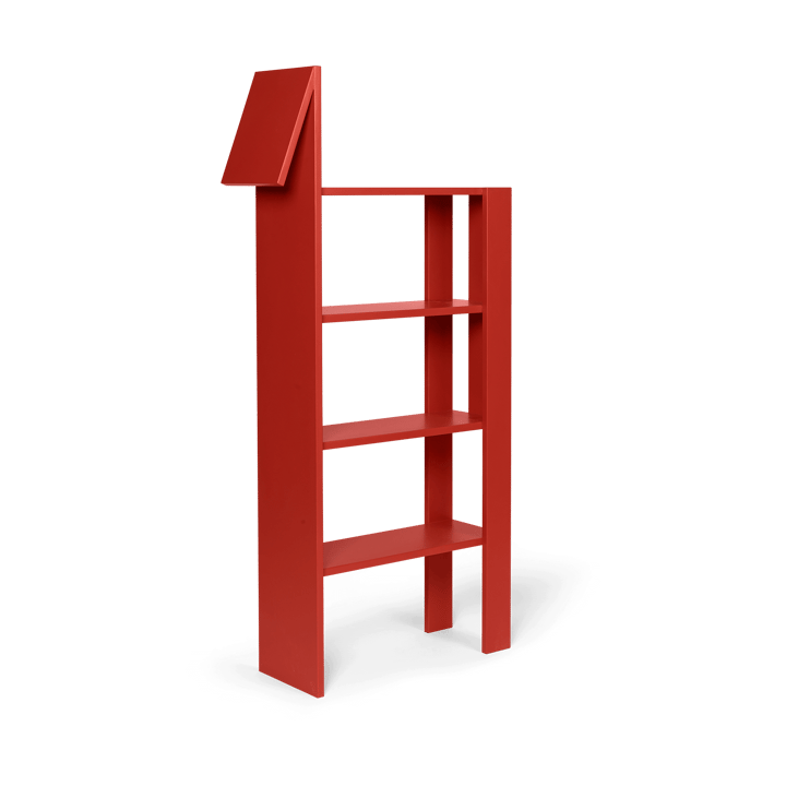 Giraffe bookshelf 69x140 cm - Poppy Red - ferm LIVING