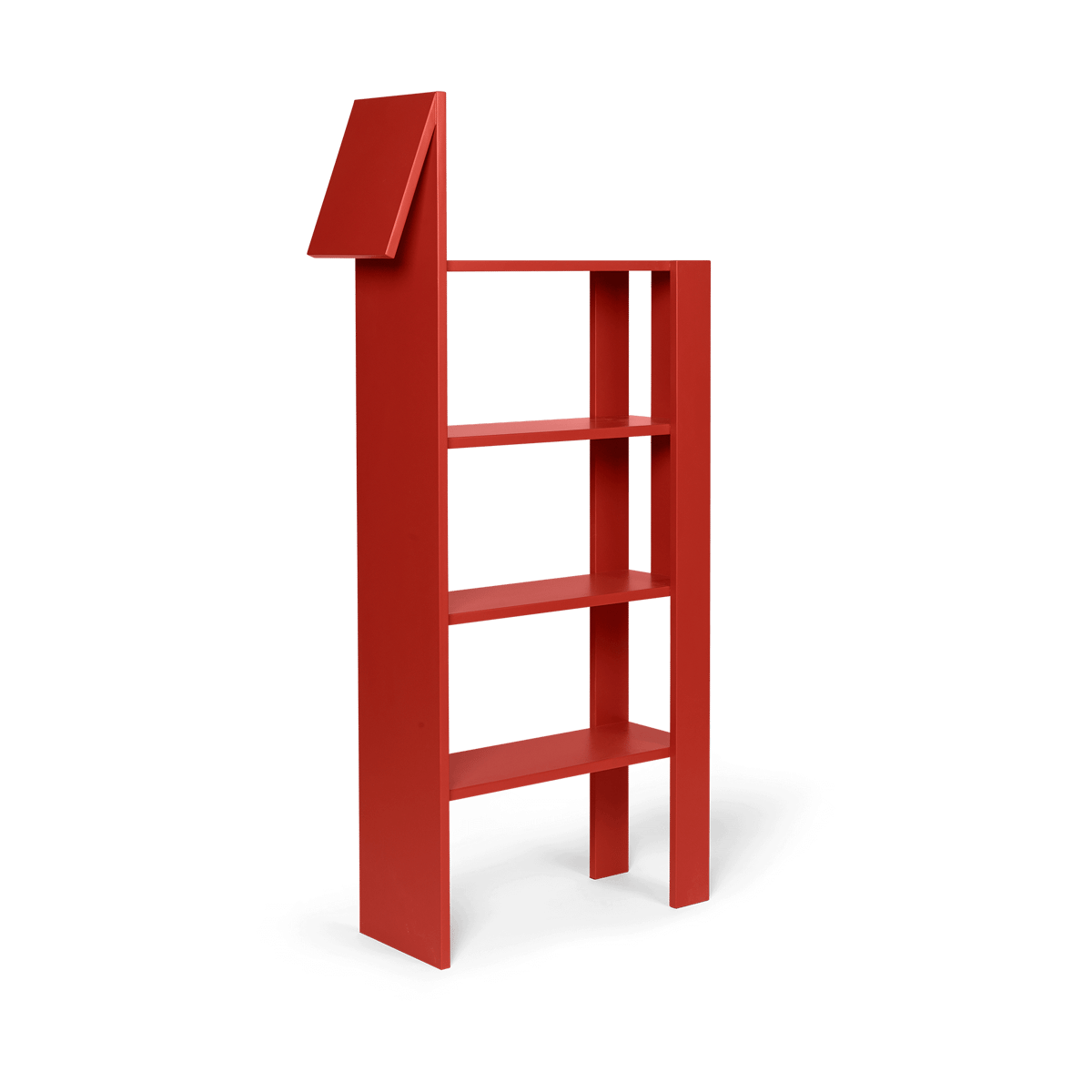 Ferm Living Giraffe bookshelf 69x140 cm Poppy Red