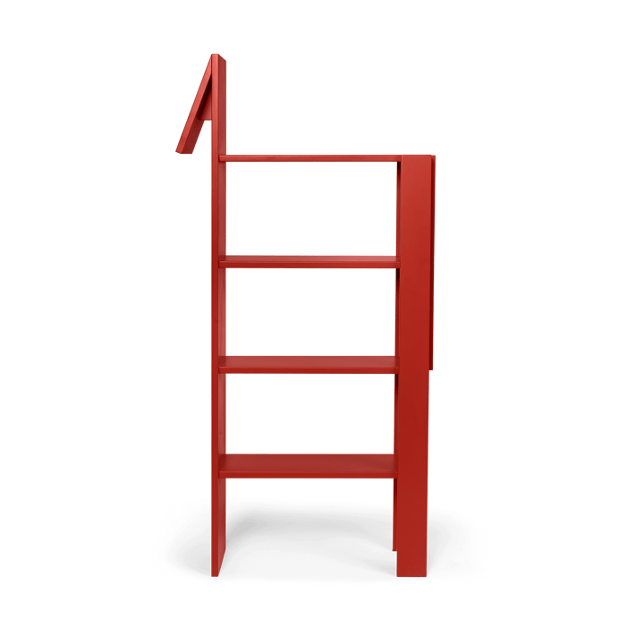 Giraffe bookshelf 69x140 cm - Poppy Red - ferm LIVING