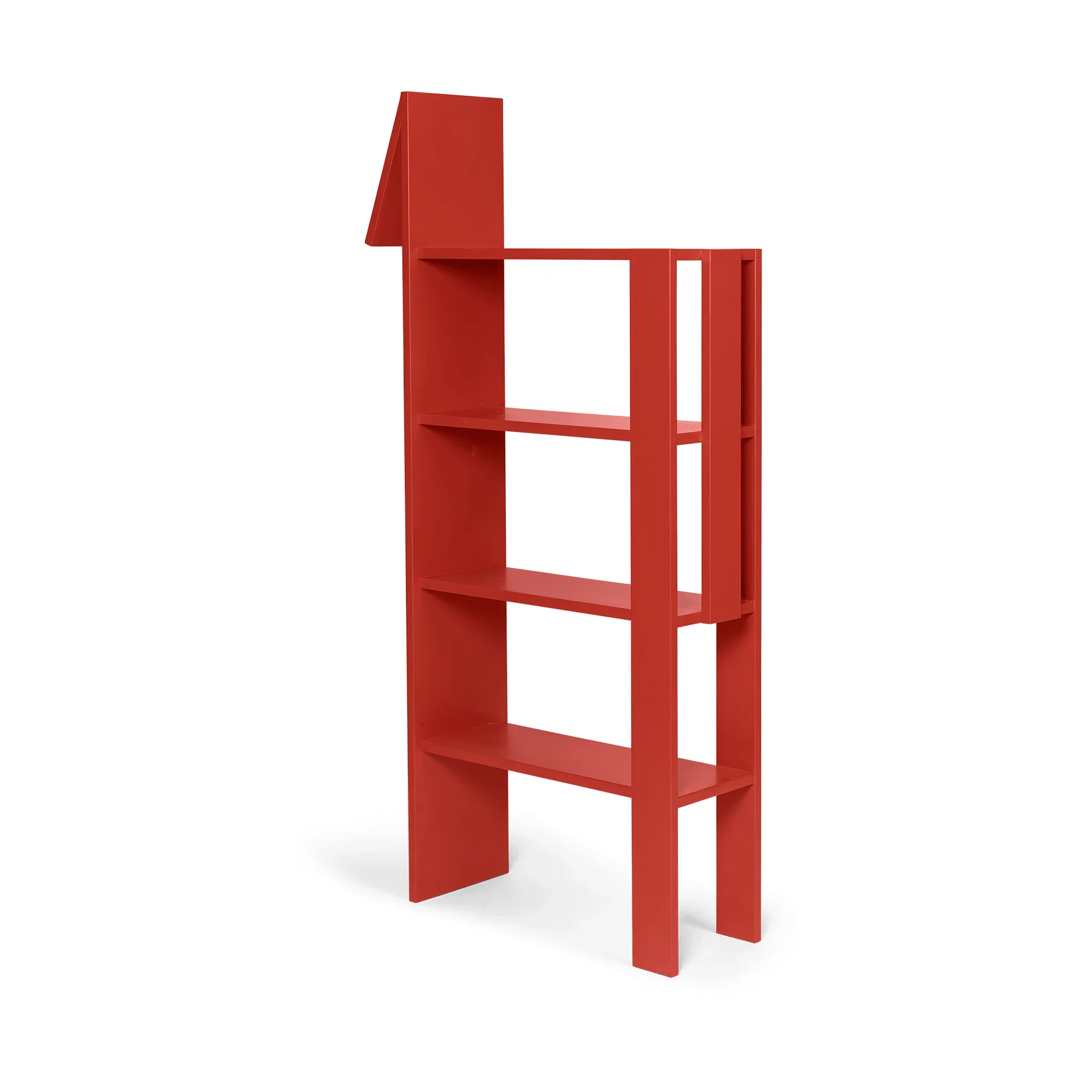 Giraffe bookshelf 69x140 cm, Poppy Red Ferm Living