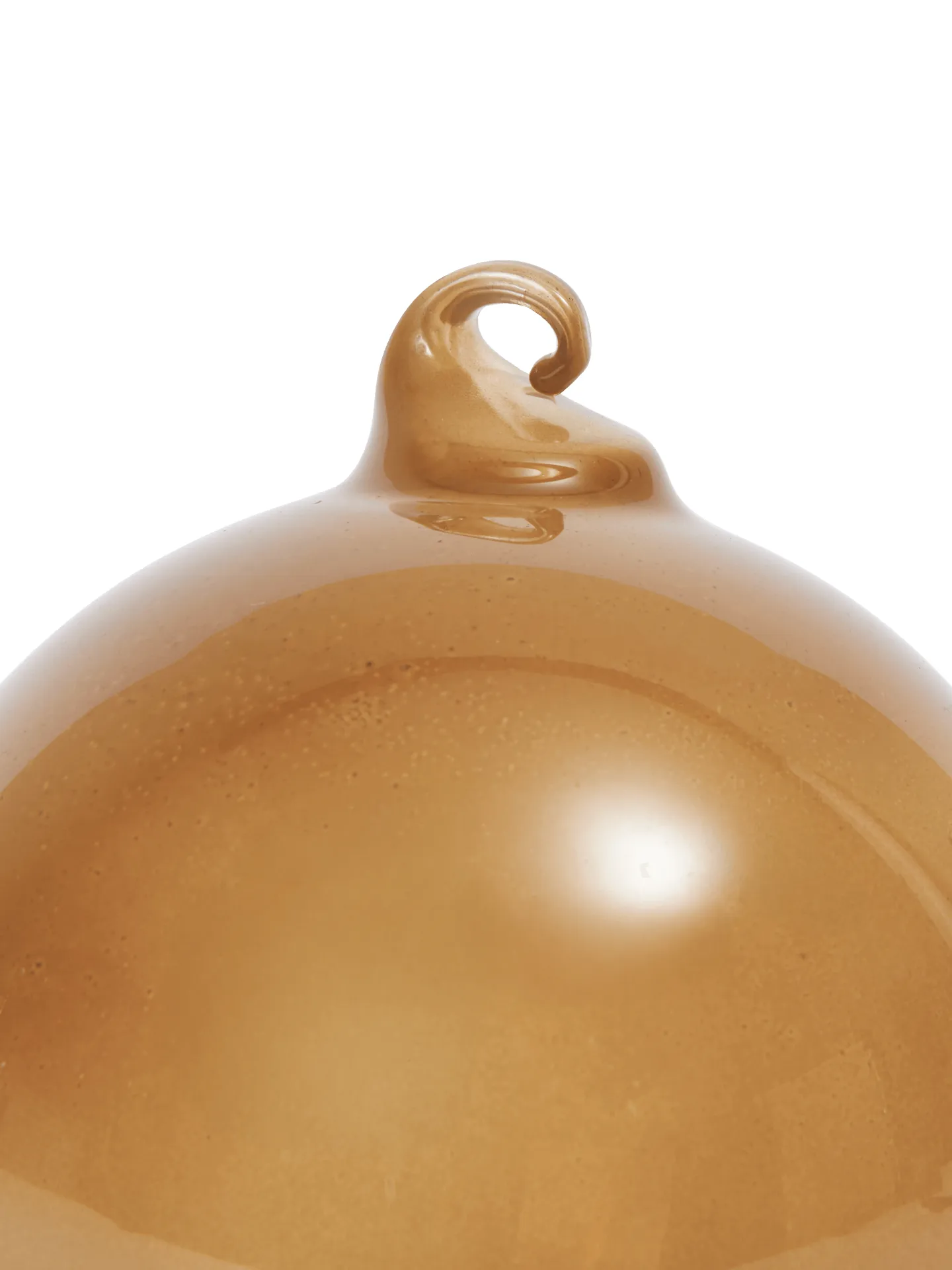 Glass bauble Christmas baubles M Ø8 cm 3 pieces, Roseate Opaque Ferm Living