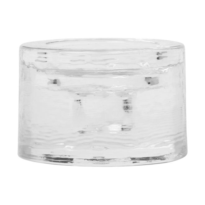 Gradia candle holder round Ø8 cm - Clear - Ferm Living