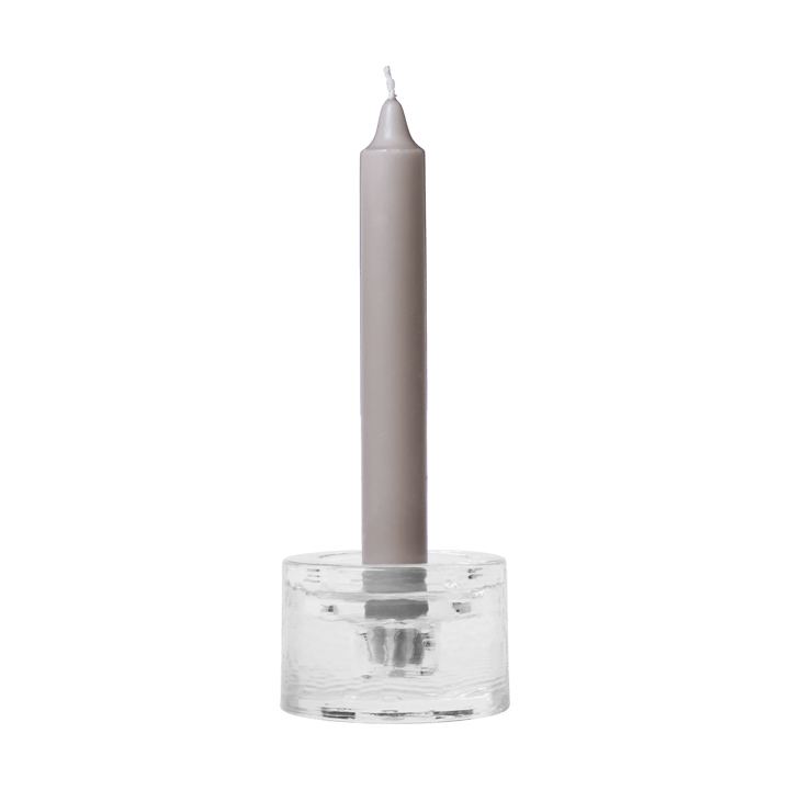 Gradia candle holder round Ø8 cm, Clear Ferm Living