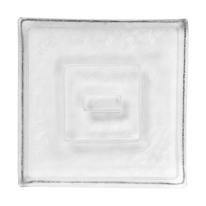 Gradia candle holder square 16x16 cm, Clear Ferm Living