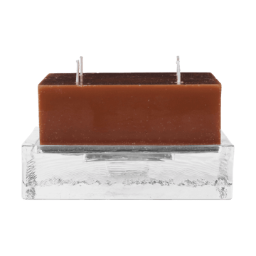 Gradia candle holder square 16x16 cm - Clear - Ferm Living