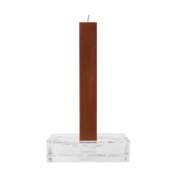Gradia candle holder square 16x16 cm - Clear - Ferm Living