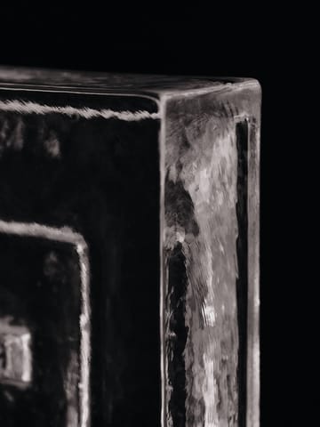 Gradia candle holder square 16x16 cm - Clear - Ferm Living