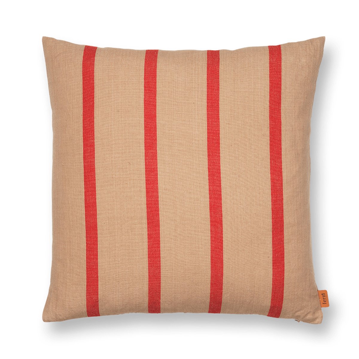 Ferm Living Grand cushion 50x50 cm Camel-red | Scandinavian Design | Cushions | Beige