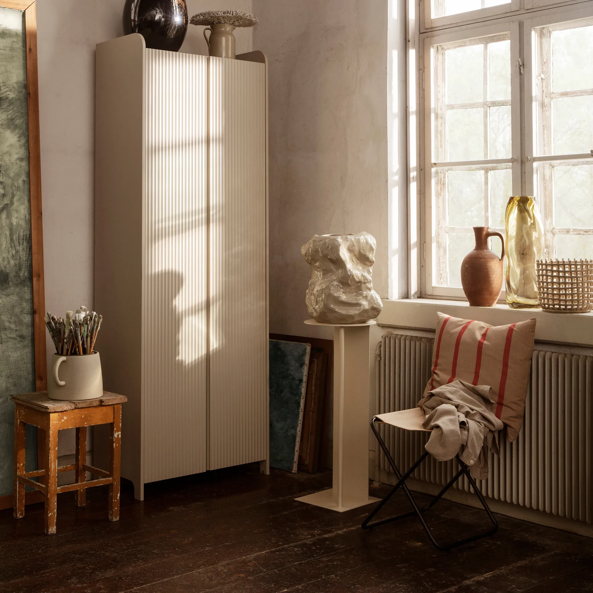 Grand cushion 50x50 cm, Camel-red Ferm Living